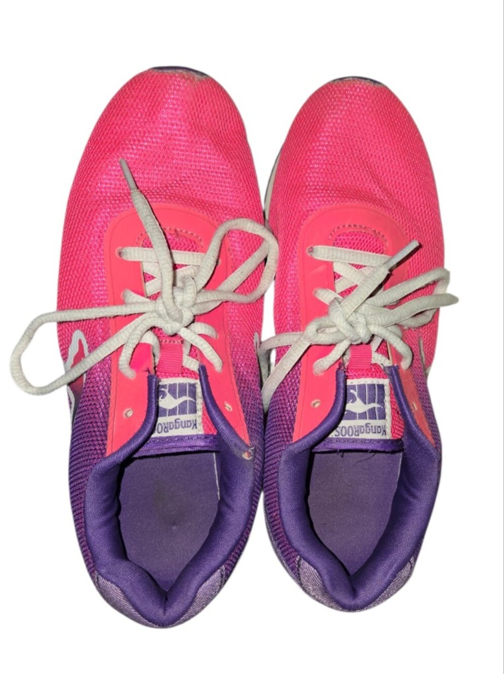 Kangaroos Pink & Purple Athletic Sneakers